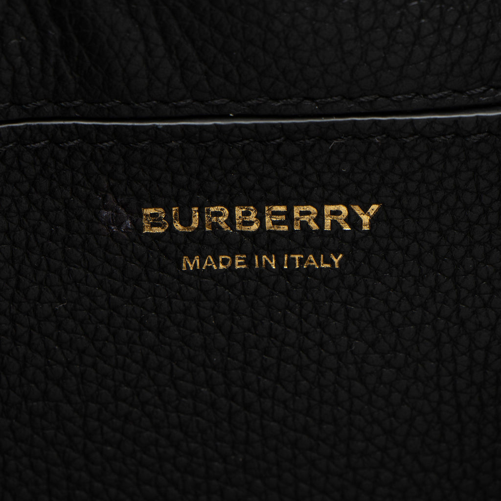 Burberry Calfskin Vintage Check Note Bag