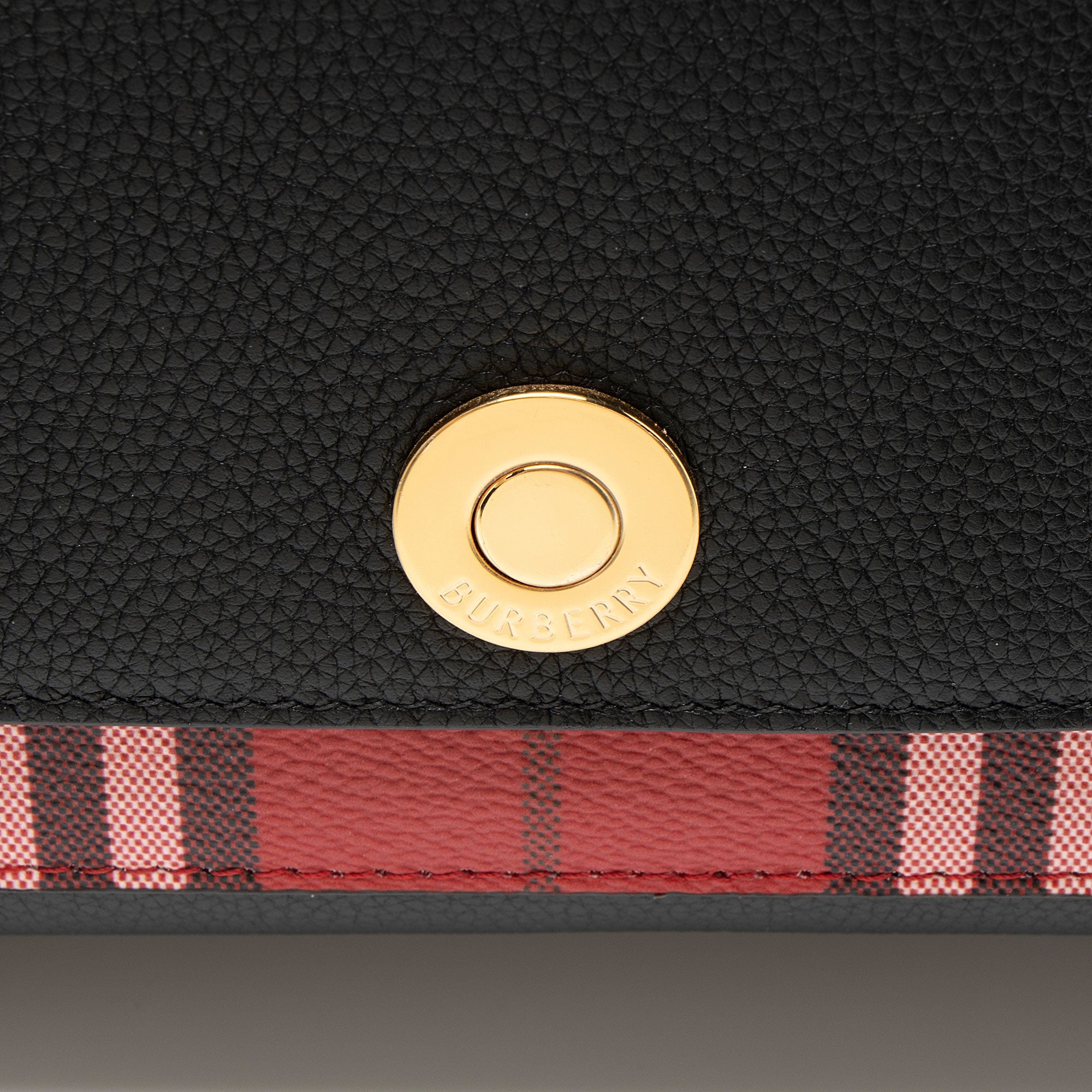 Burberry Calfskin Vintage Check Note Bag