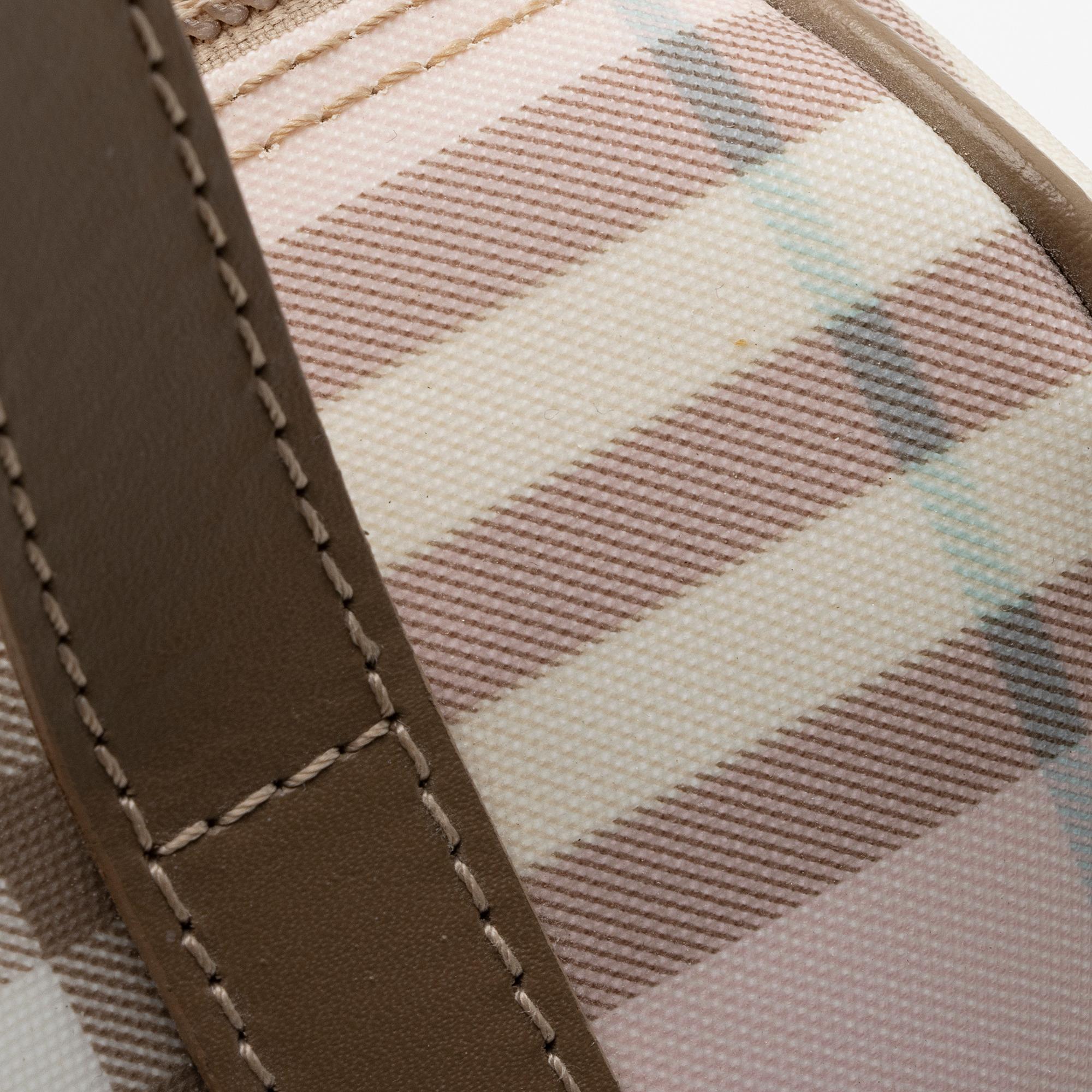Burberry Candy Check Small Satchel (SHF-22216)