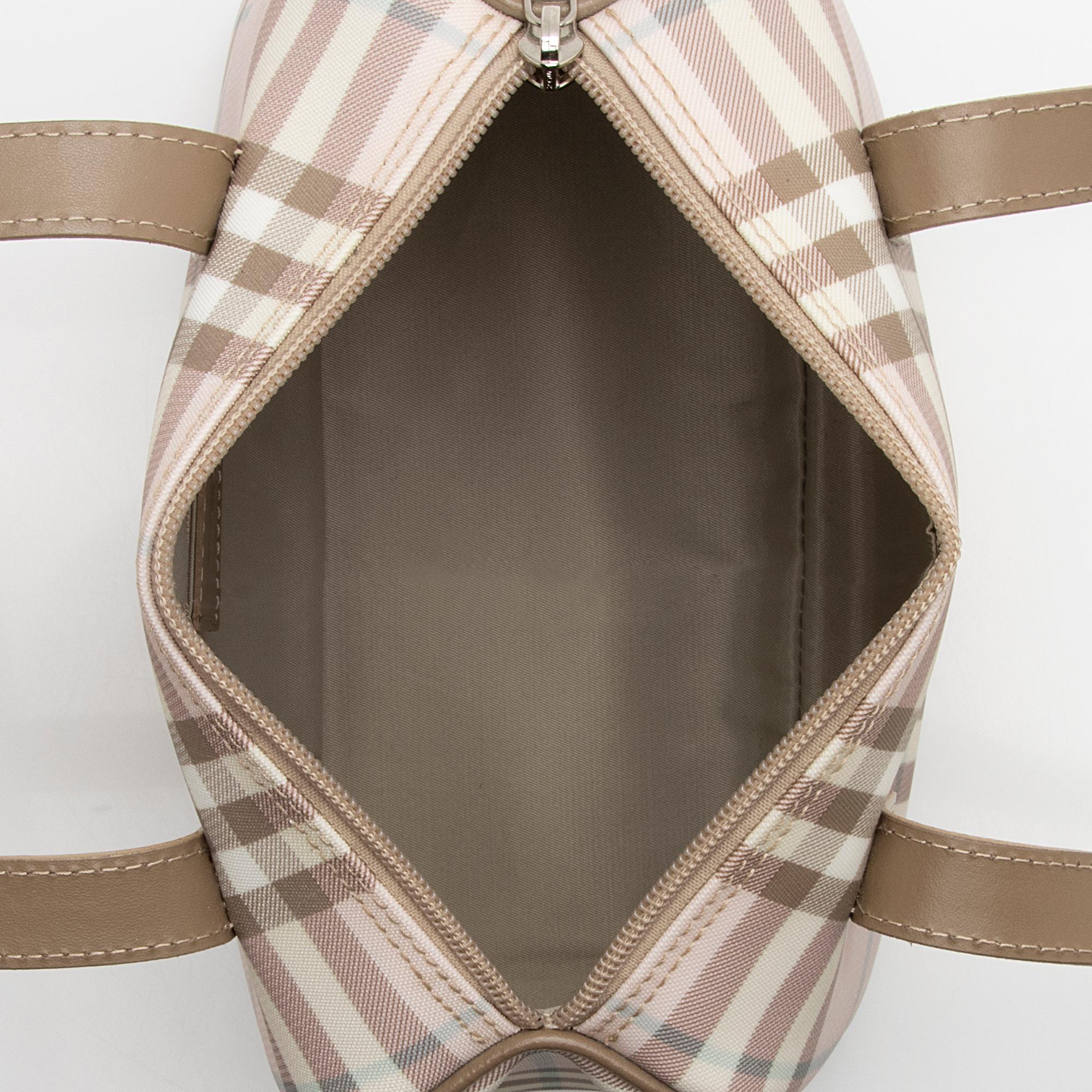 Burberry Candy Check Small Satchel (SHF-22216)