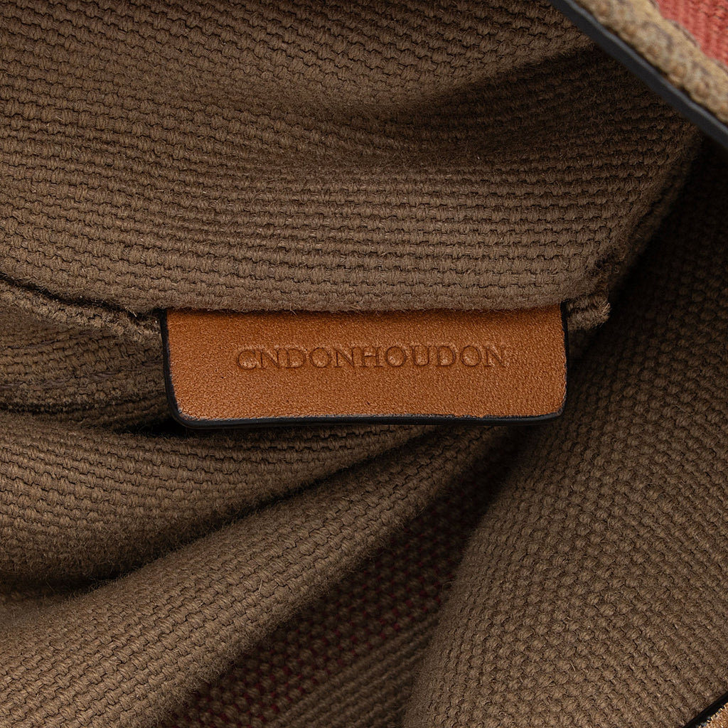 Burberry Canvas Check Ashby Mini Hobo (SHF-NypDEp)