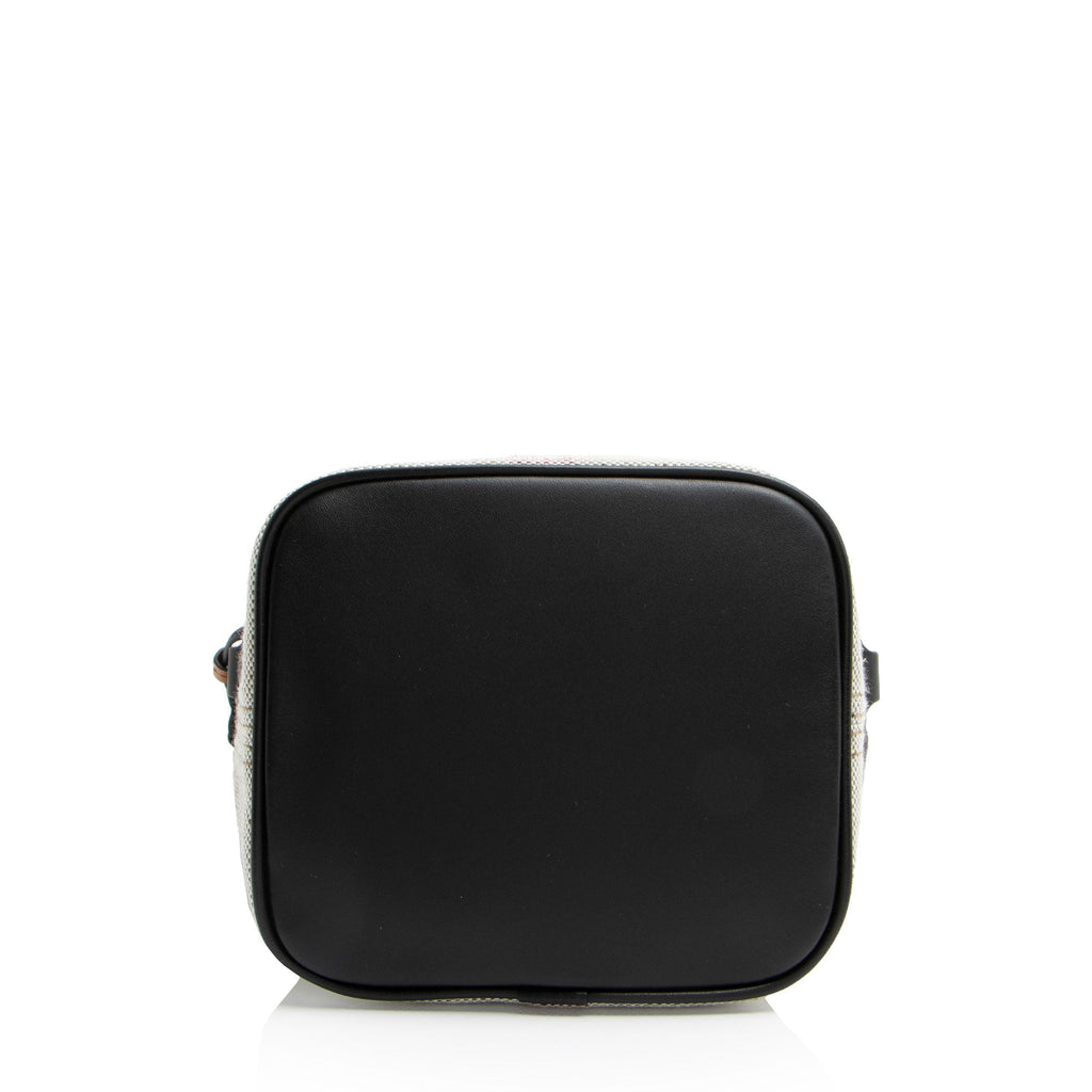 Burberry Canvas Check Ashby Mini Hobo