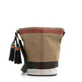 Burberry Canvas Check Ashby Mini Hobo