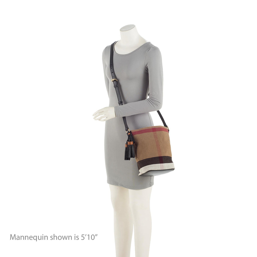Burberry Canvas Check Ashby Mini Hobo