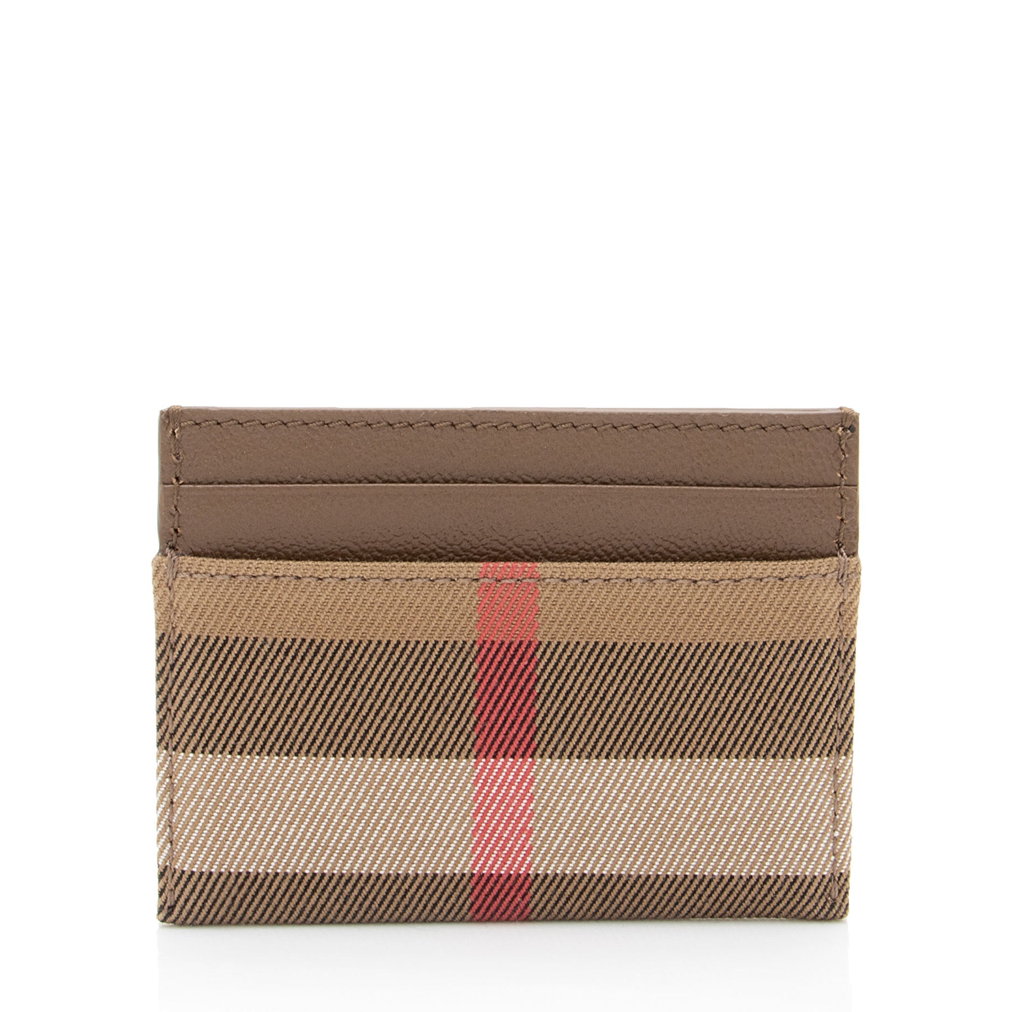 Burberry Canvas Check Card Case