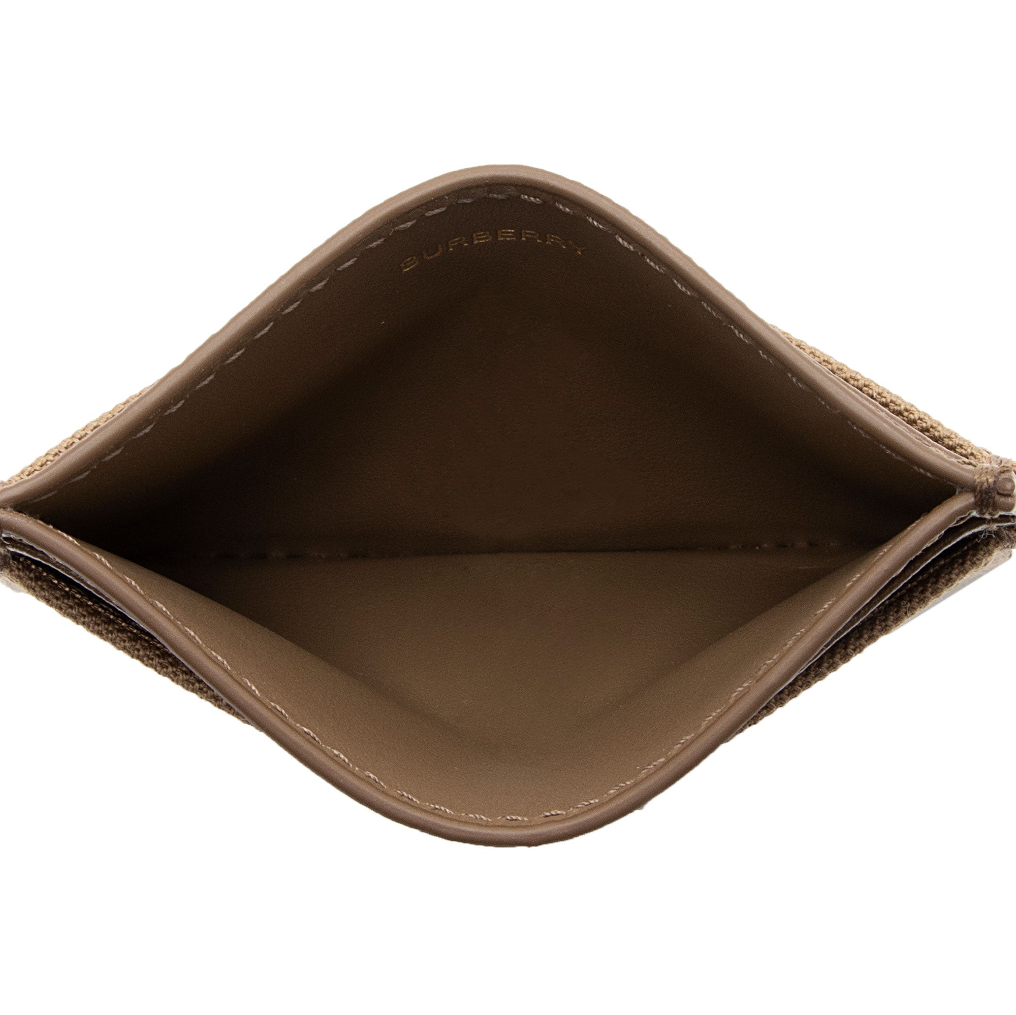 Burberry Canvas Check Card Case