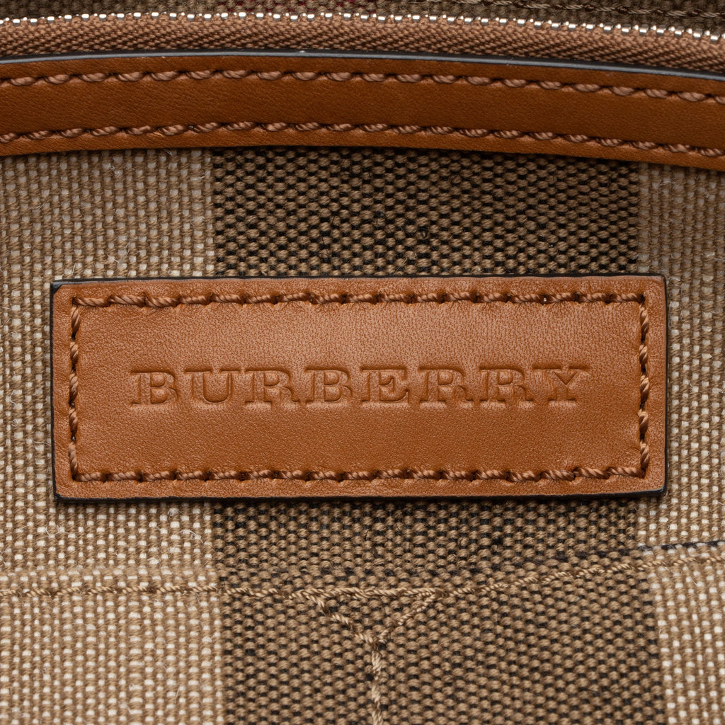 Burberry Canvas Check Tassel Ashby Medium Hobo (SHF-KQF93d)