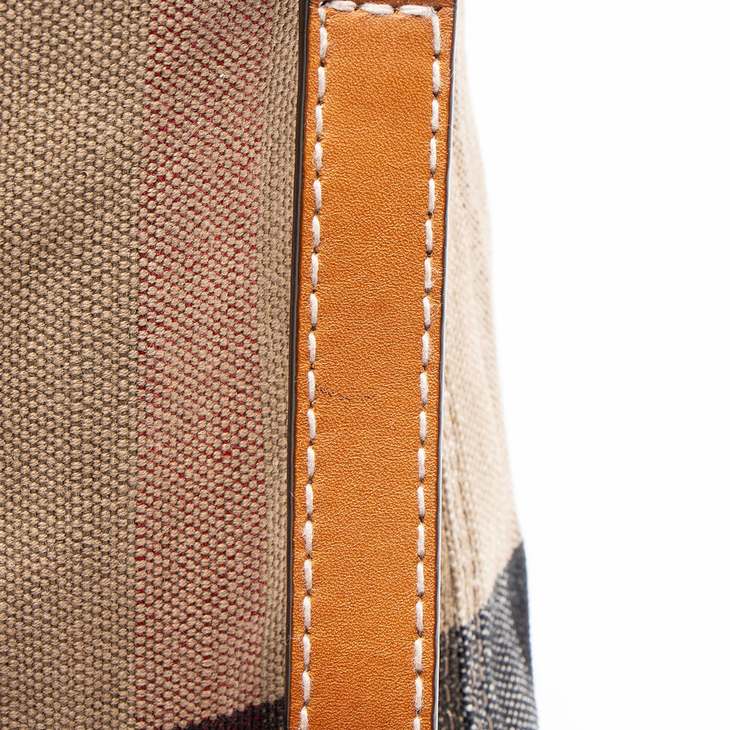 Burberry Canvas Check Tottenham Medium Tote