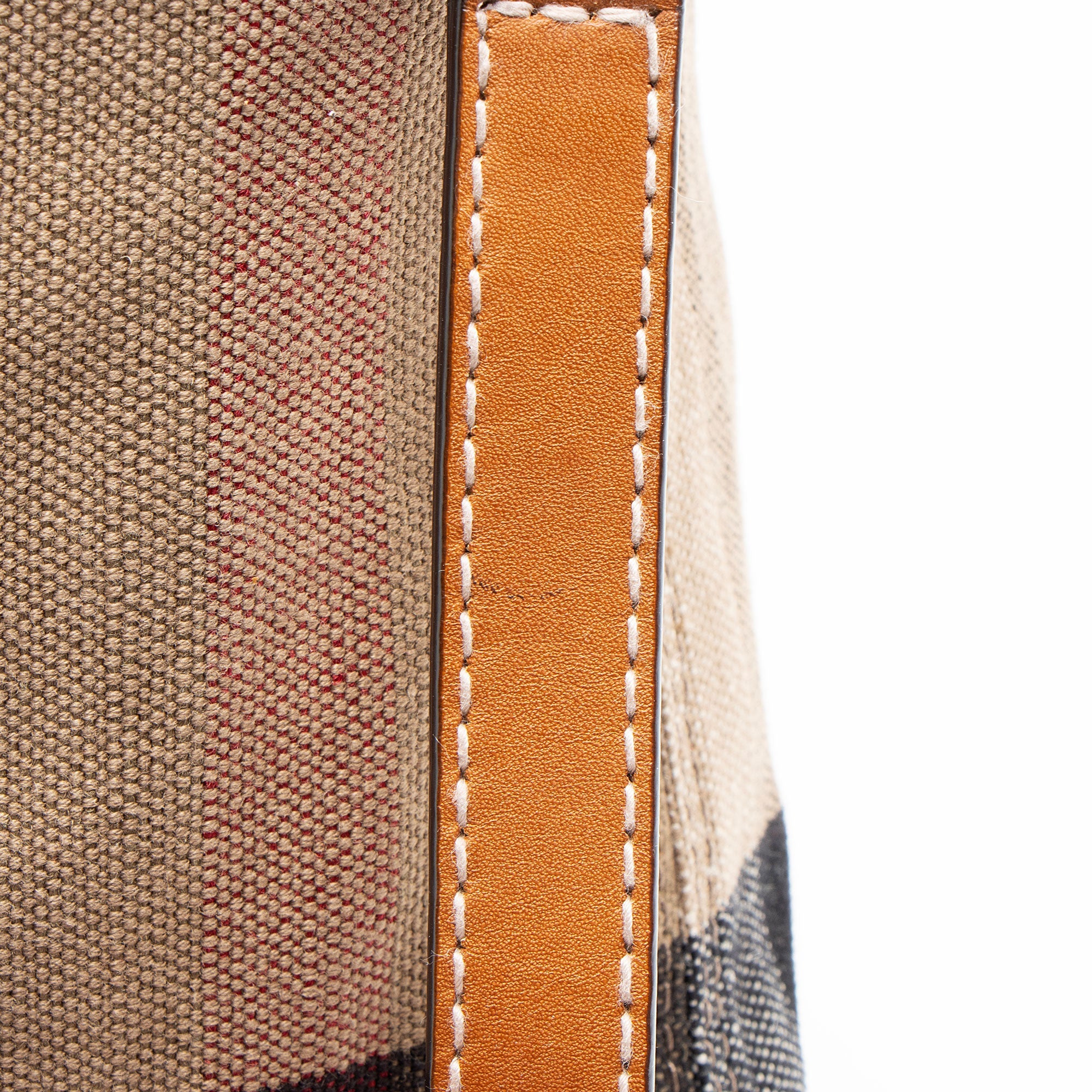 Burberry Canvas Check Tottenham Medium Tote