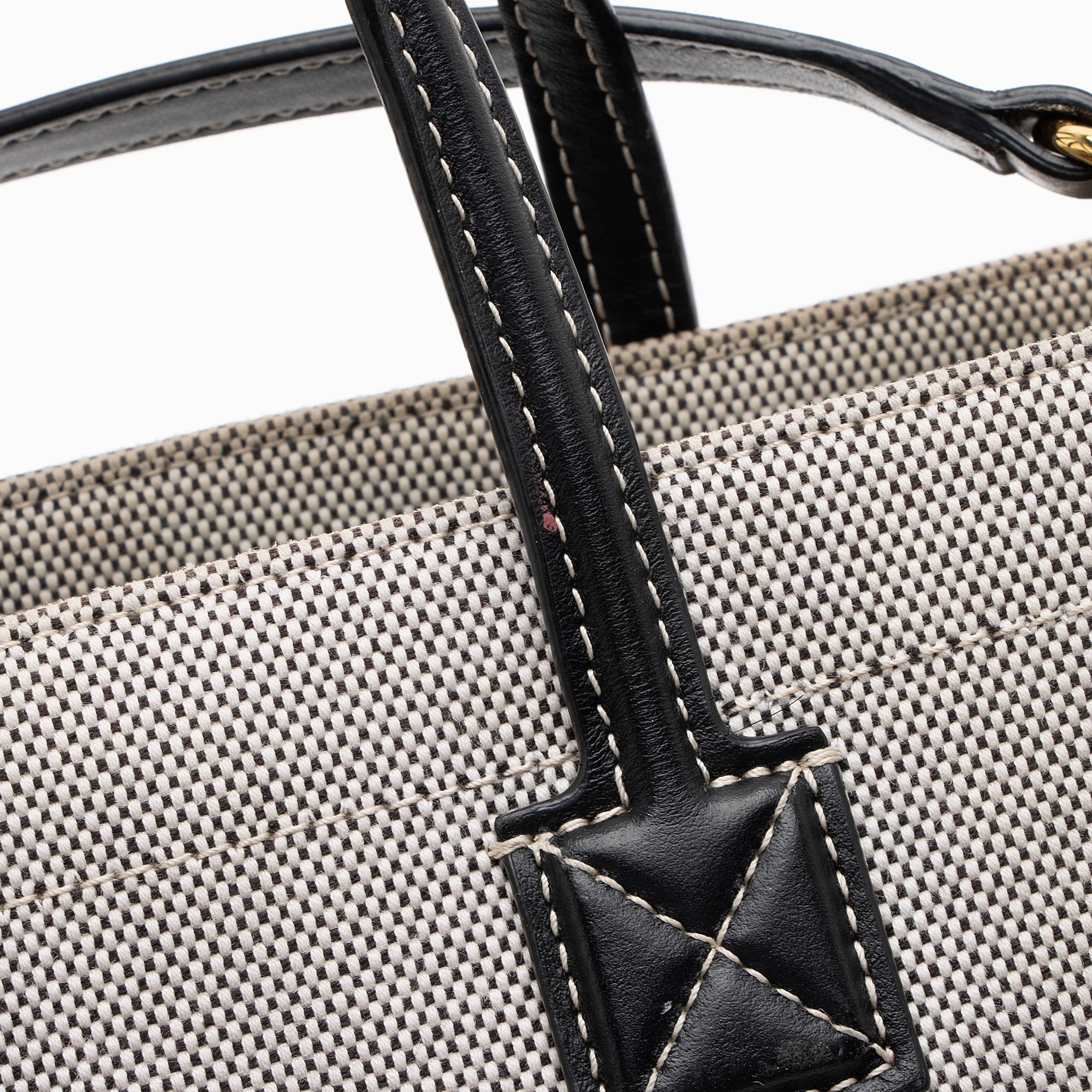 Burberry Canvas Freya Horseferry Mini Tote
