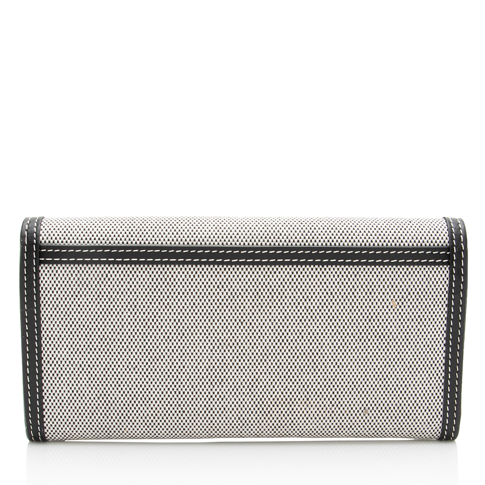 Burberry Canvas Horseferry Halton Continental Wallet