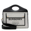 Burberry Canvas Horseferry Medium Pocket Tote