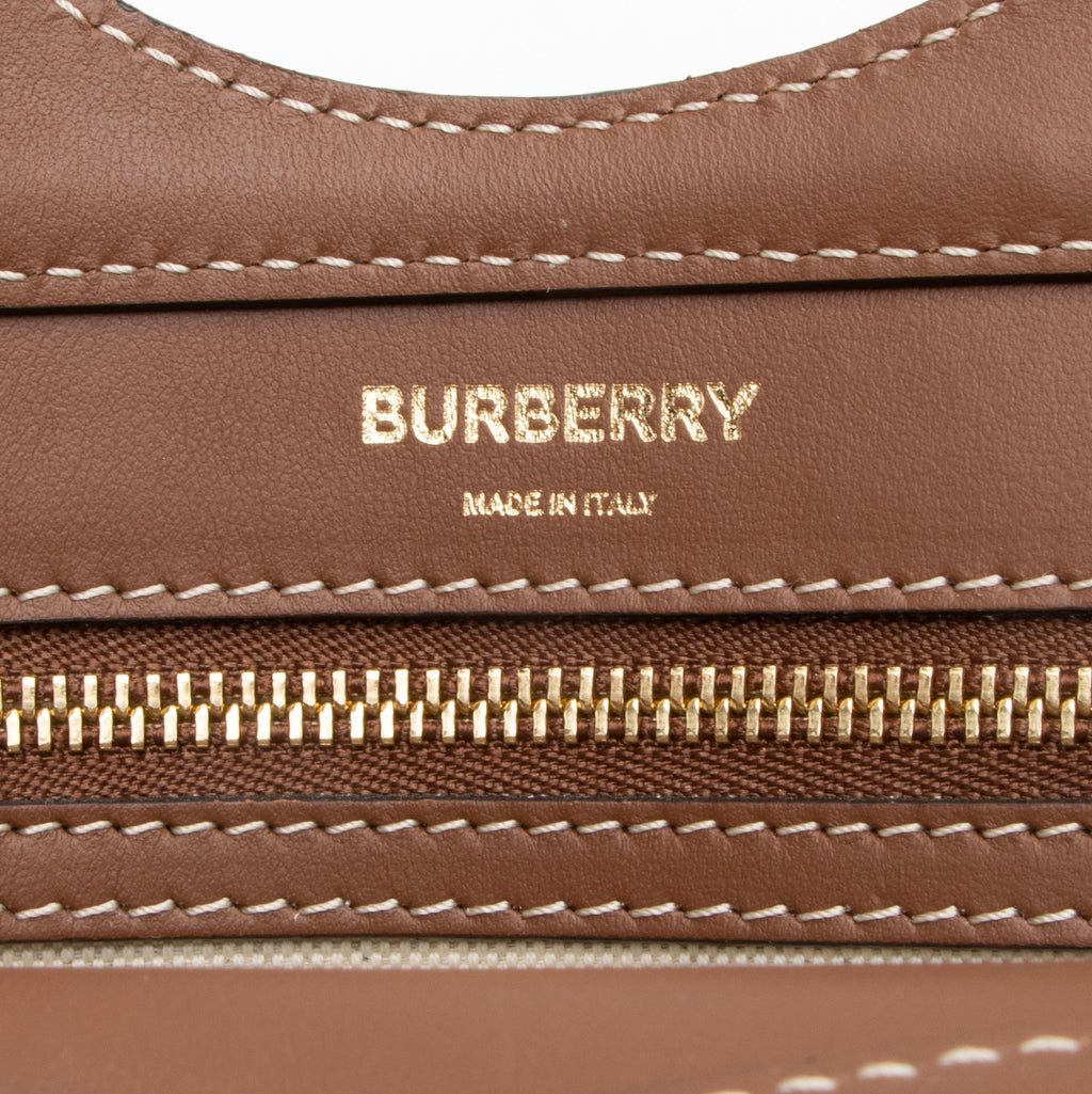 Burberry Canvas Horseferry Mini Pocket Tote (SHF-23255)