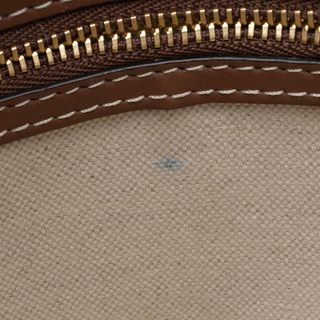 Burberry Canvas Horseferry Mini Pocket Tote (SHF-We79K5)