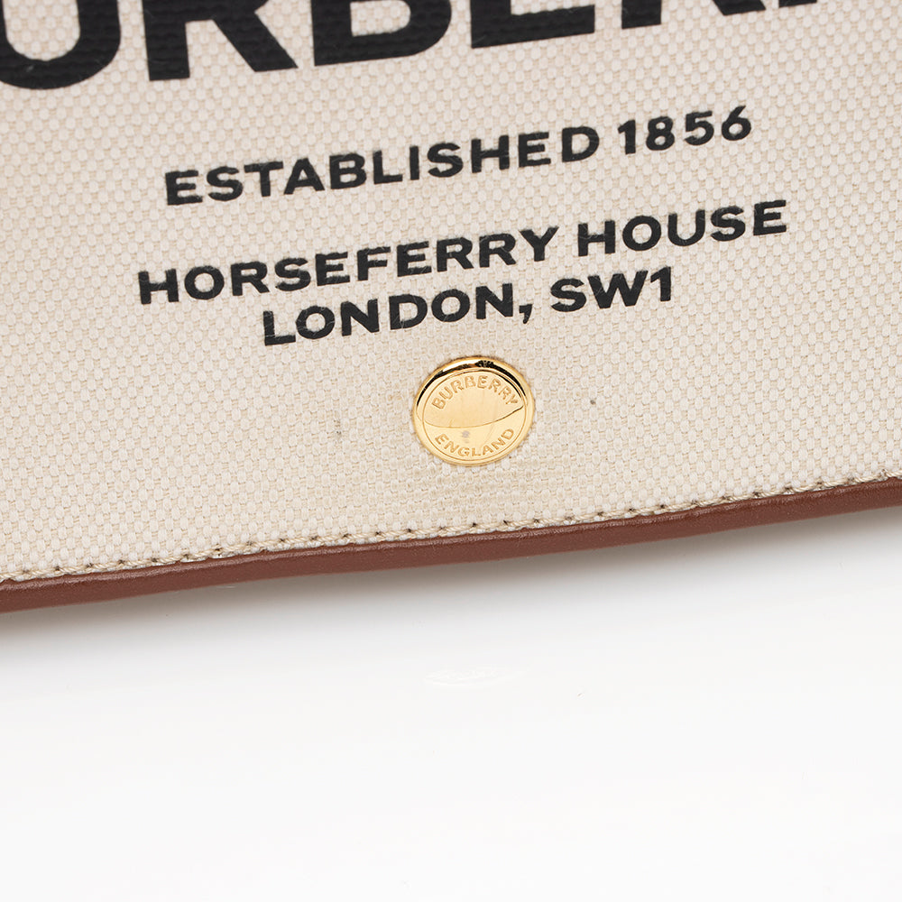 Burberry Canvas Horseferry Small Crossbody Bag (SHF-20968)