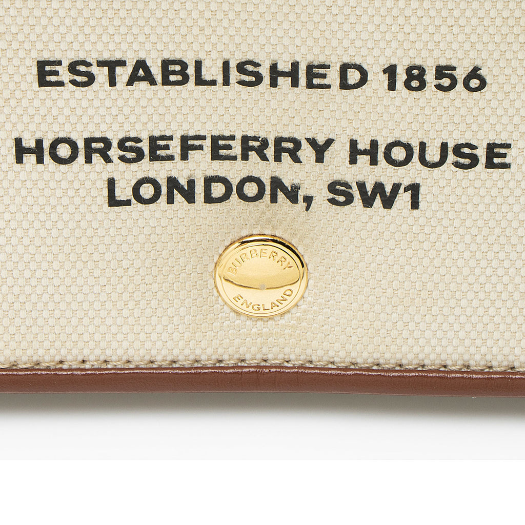 Burberry Canvas Horseferry Small Crossbody