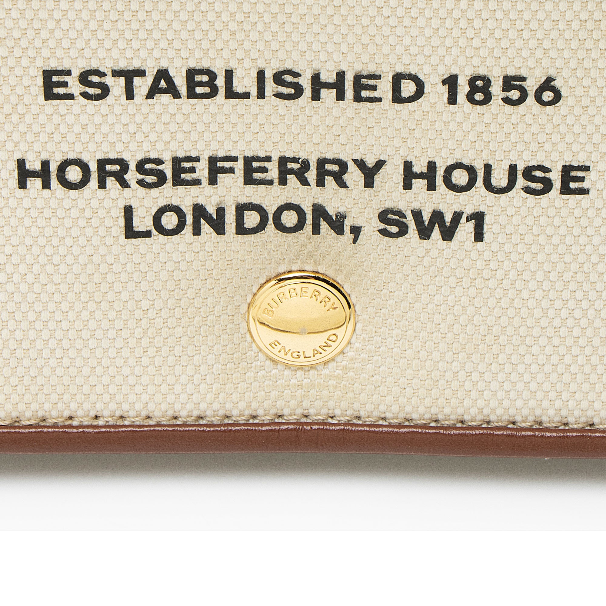 Burberry Canvas Horseferry Small Crossbody