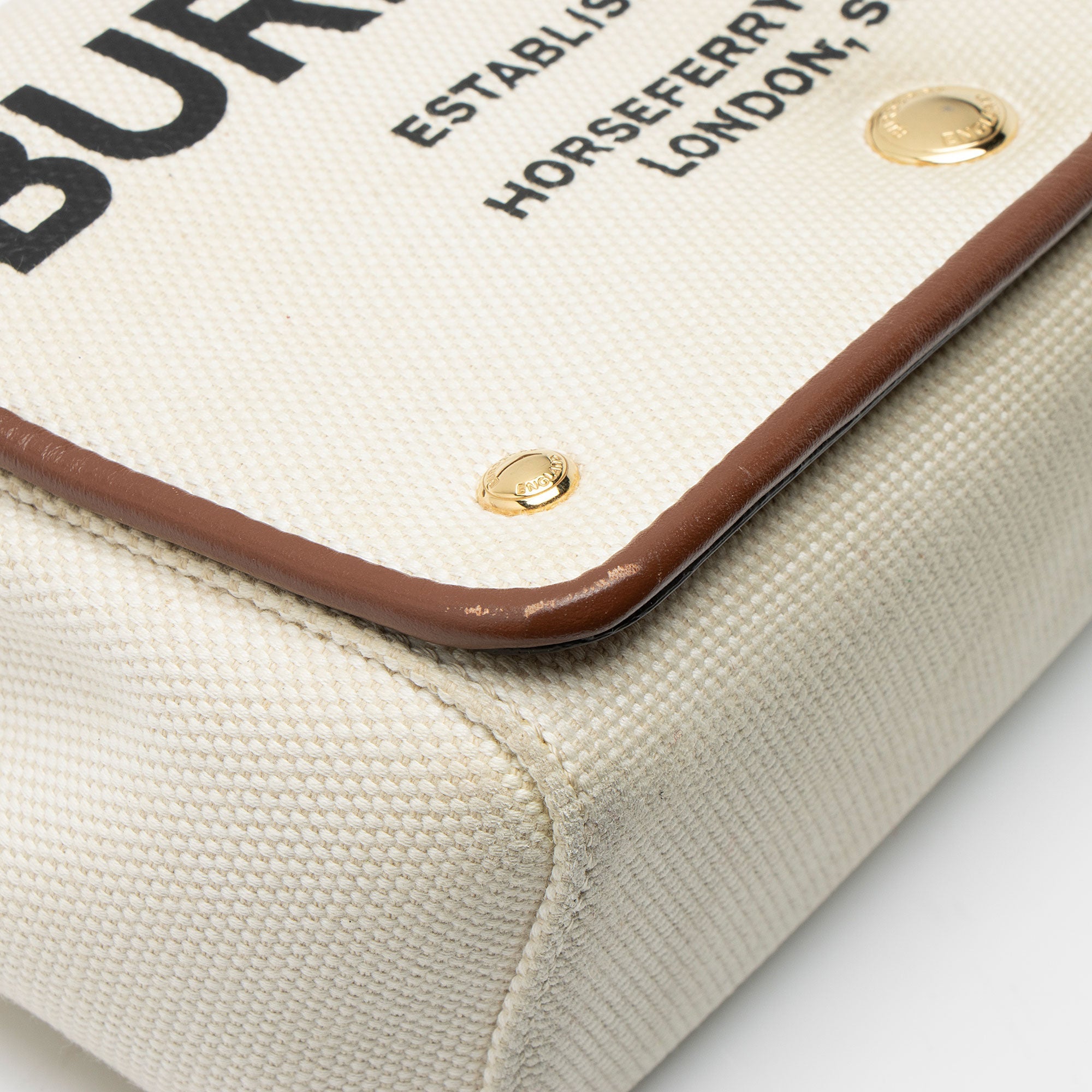 Burberry Canvas Horseferry Small Crossbody