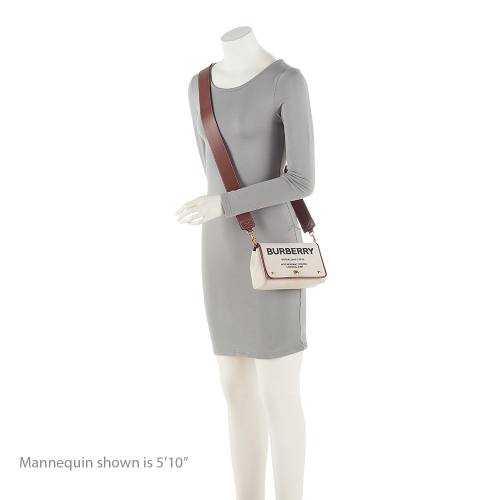Burberry Canvas Horseferry Small Crossbody