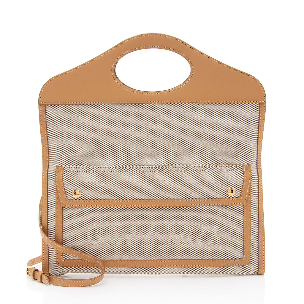 Burberry Canvas Logo Small Pocket Clutch