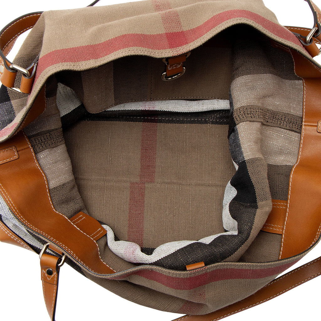 Burberry Canvas Mega Check Maidstone Tote