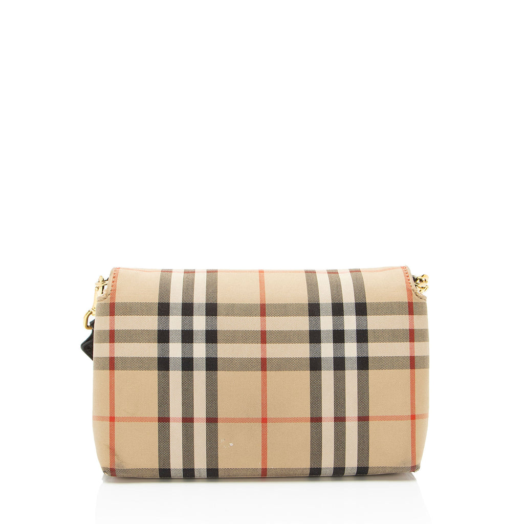 Burberry Canvas Vintage Check Hackberry Crossbody