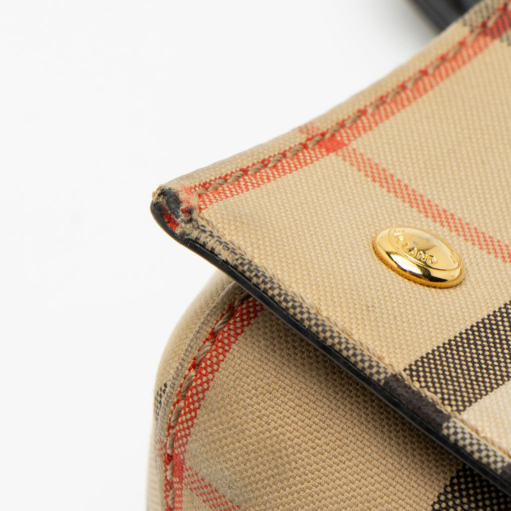 Burberry Canvas Vintage Check Hackberry Crossbody