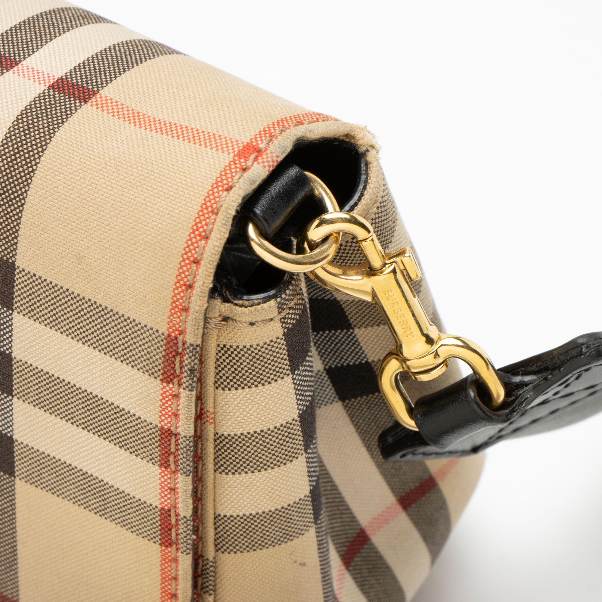 Burberry Canvas Vintage Check Hackberry Crossbody