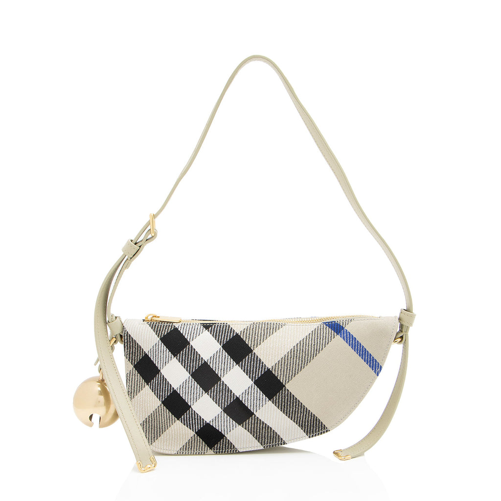 Burberry Check Shield Mini Shoulder Bag