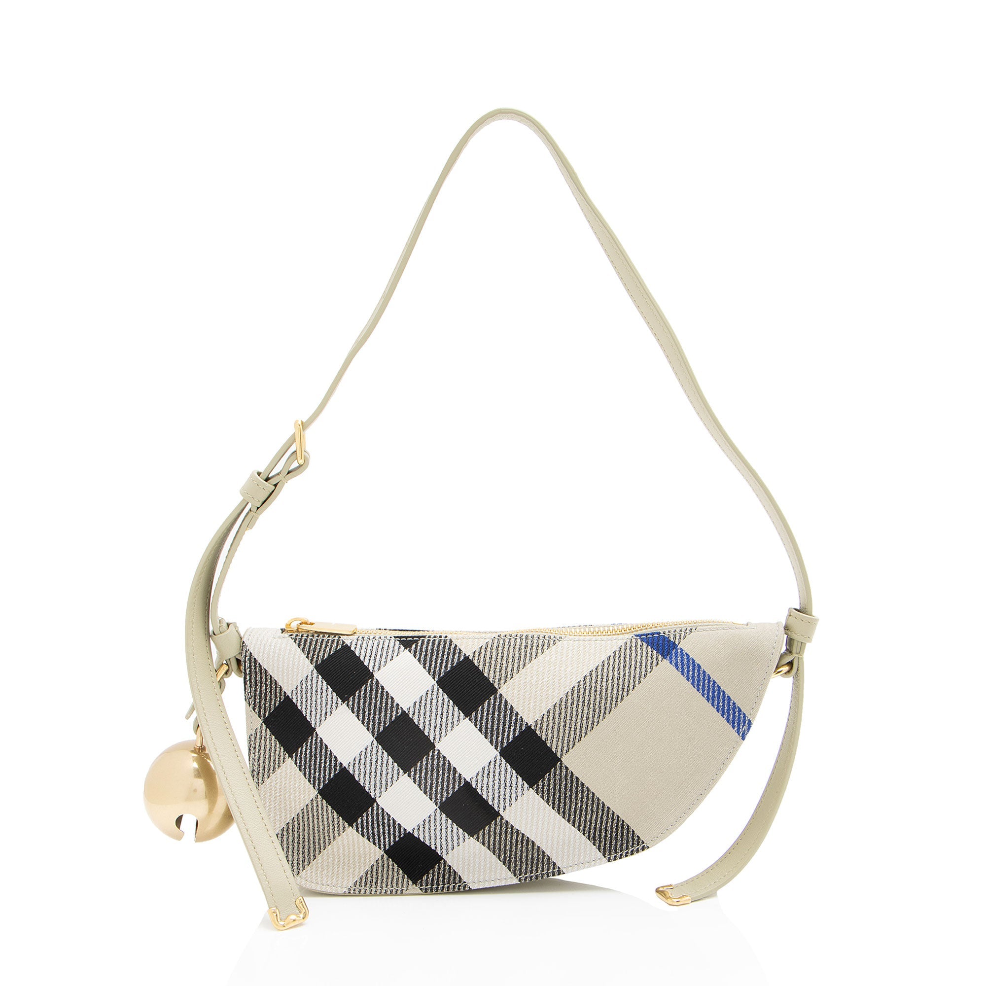 Burberry Check Shield Mini Shoulder Bag