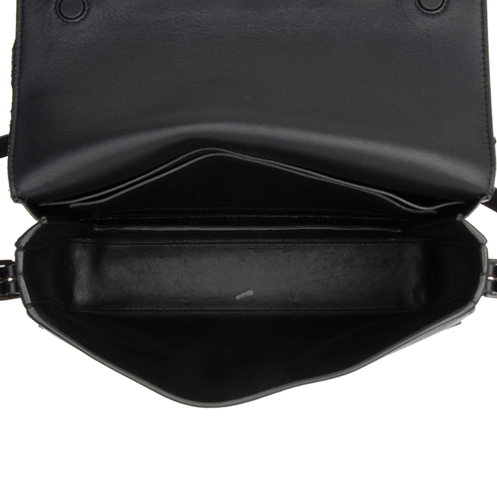 Burberry Coated Canvas Horseferry Print Grace Large Flap Bag (SHF-8i3NQl)