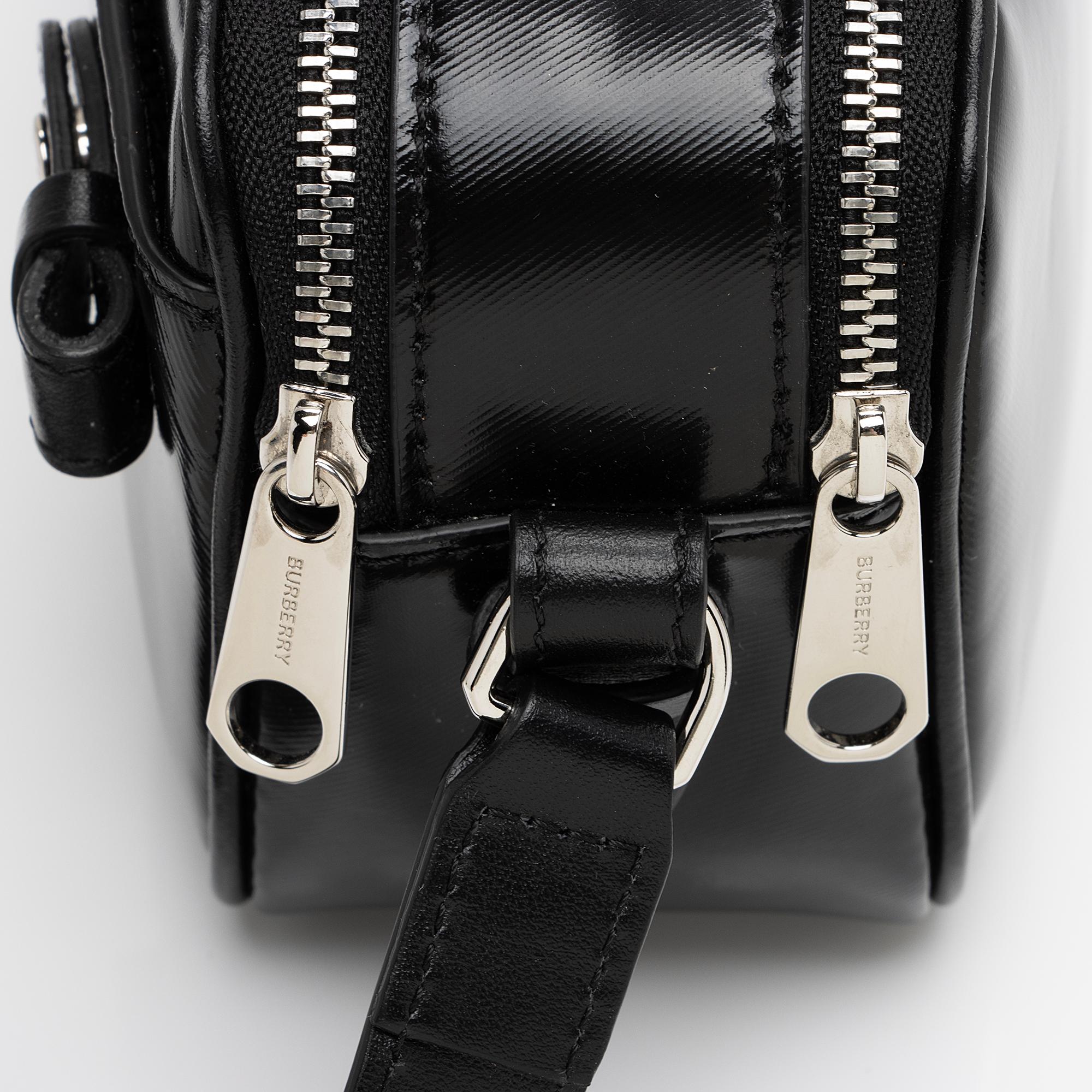 Burberry Coated Canvas Horseferry Print Micro Camera Bag (SHF-jROK3W)