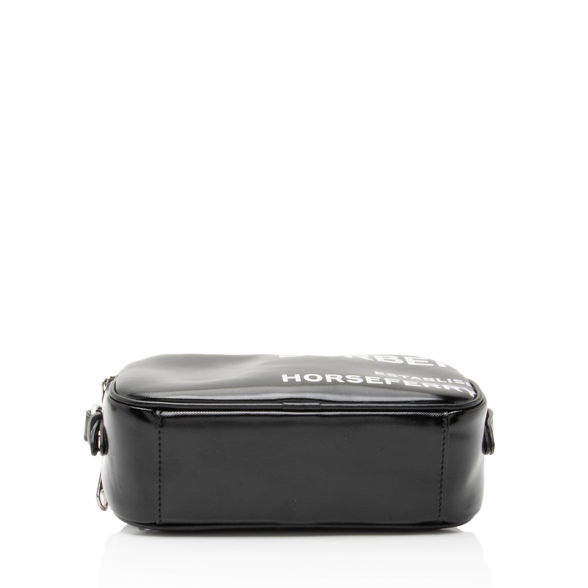 Burberry Coated Canvas Horseferry Print Micro Camera Bag