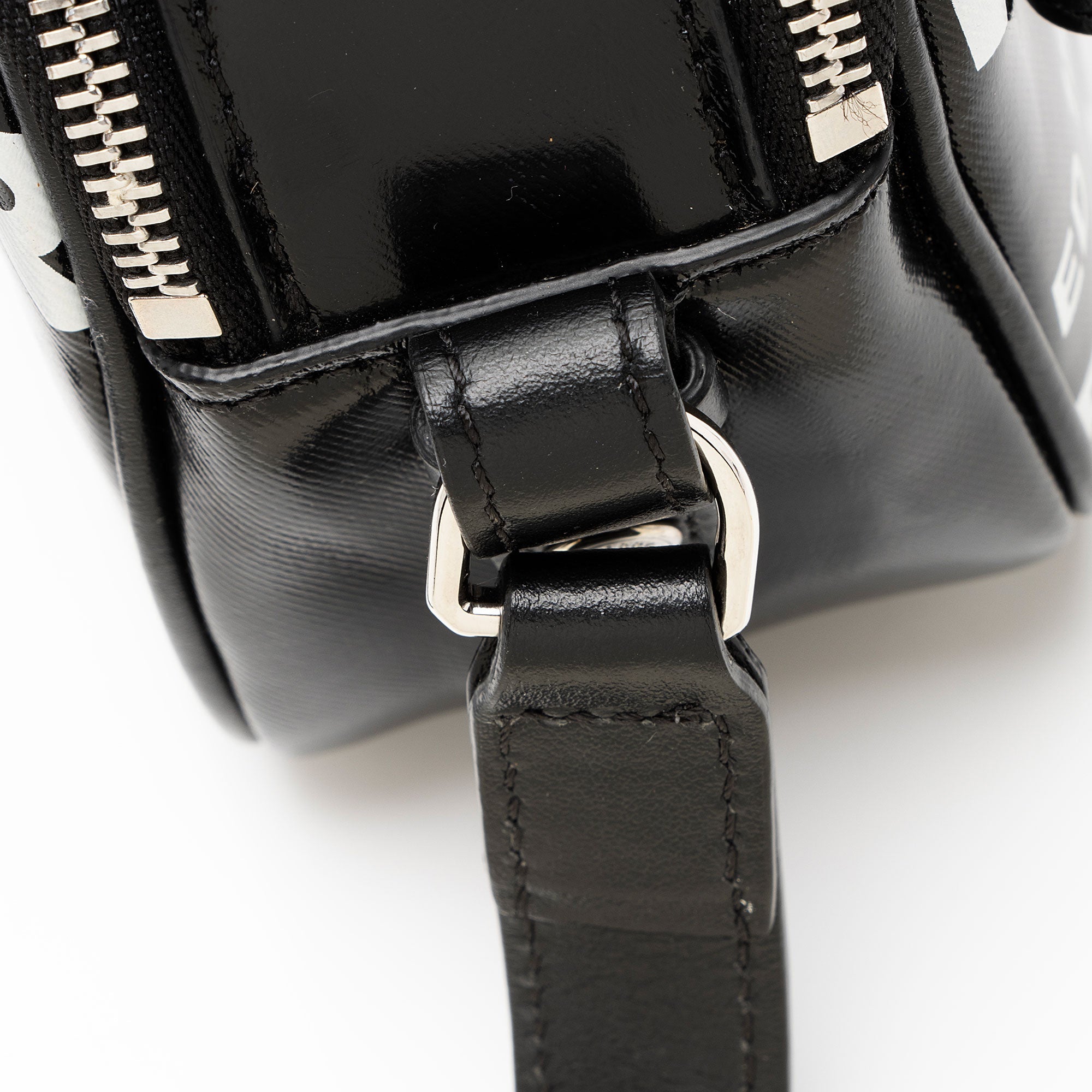 Burberry Coated Canvas Horseferry Print Micro Camera Bag