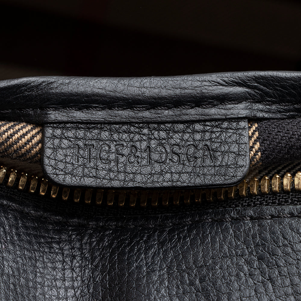 Burberry Leather Alchester Bowling Bag (SHF-19705)