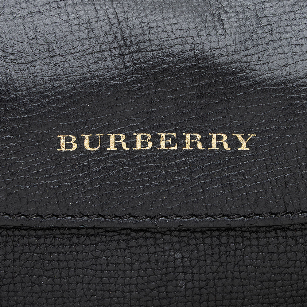 Burberry Leather Alchester Bowling Bag (SHF-19705)