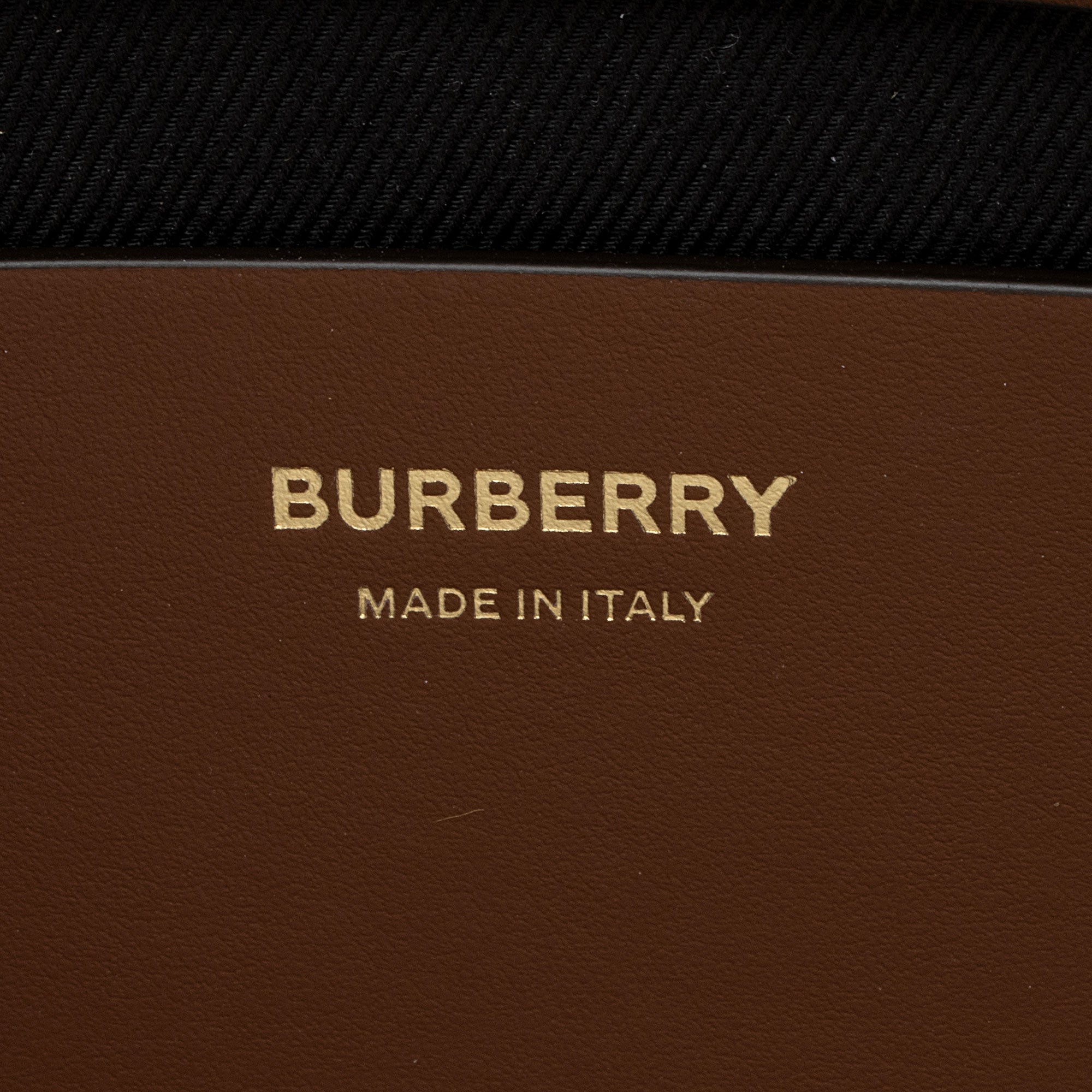 Burberry E-Canvas House Check Denny Medium Tote (SHF-s3ApZG)