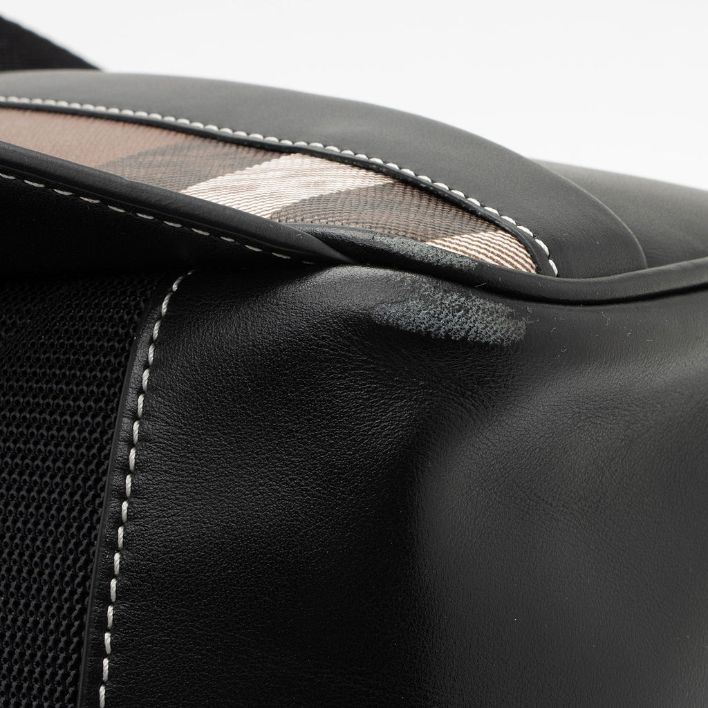 Burberry E-Canvas House Check Jett Backpack