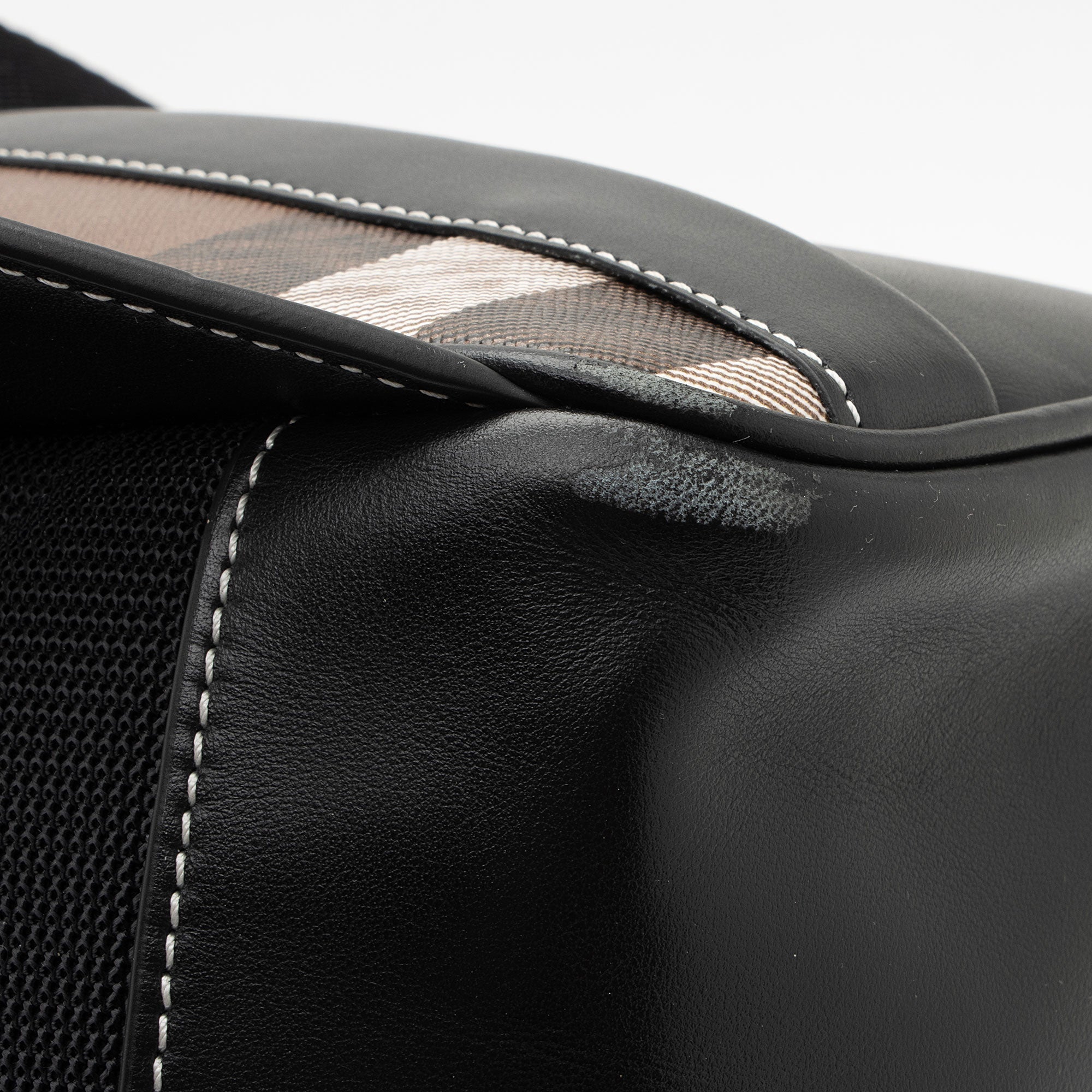 Burberry E-Canvas House Check Jett Backpack