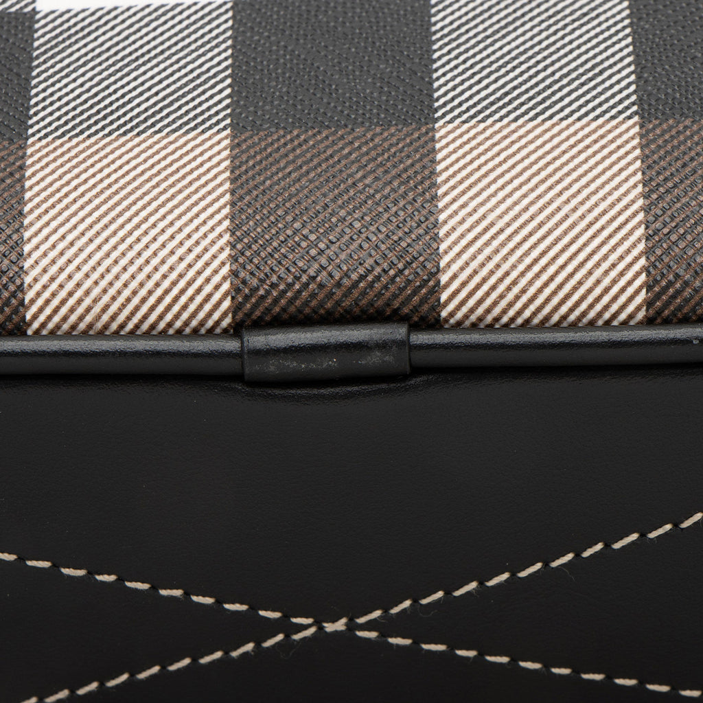 Burberry E-Canvas House Check Paddy Crossbody (SHF-pJXBzp)