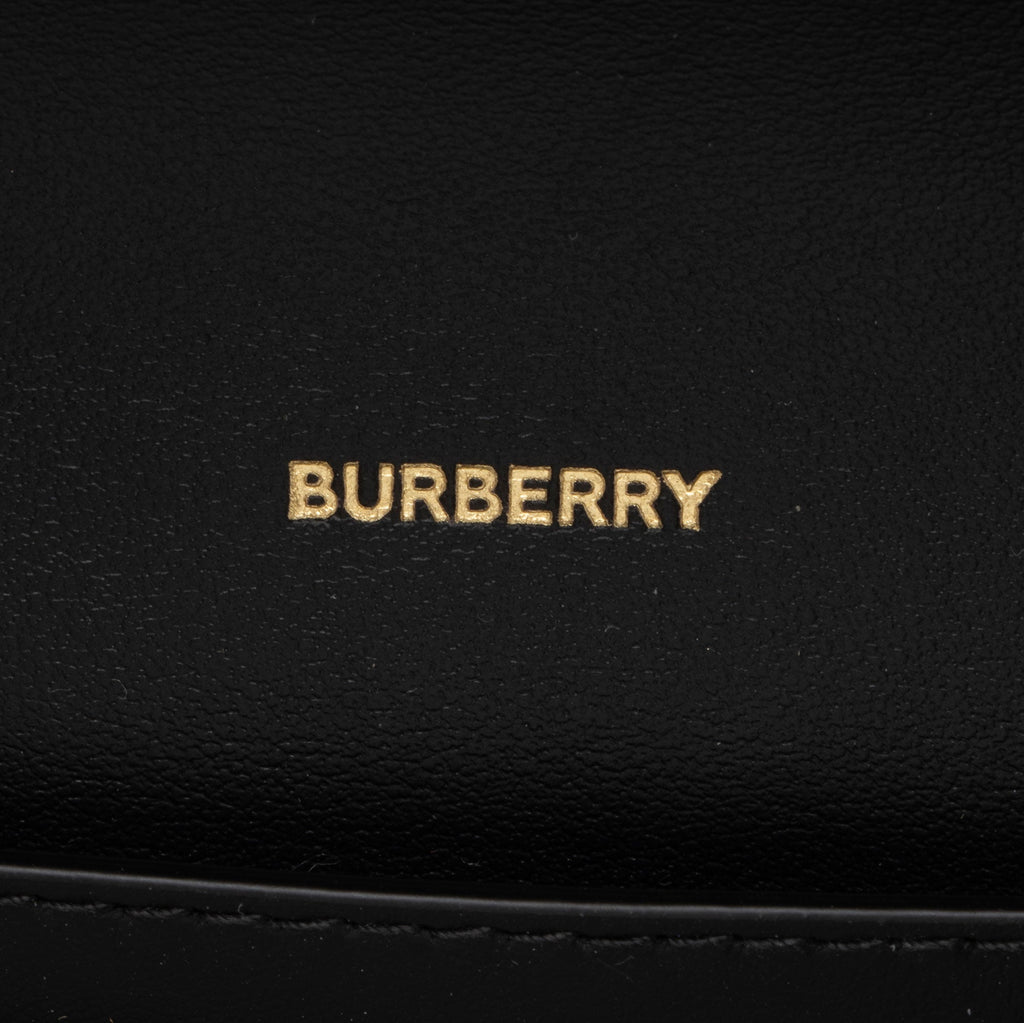 Burberry E-Canvas Icon Stripe Hannah Wallet on Strap