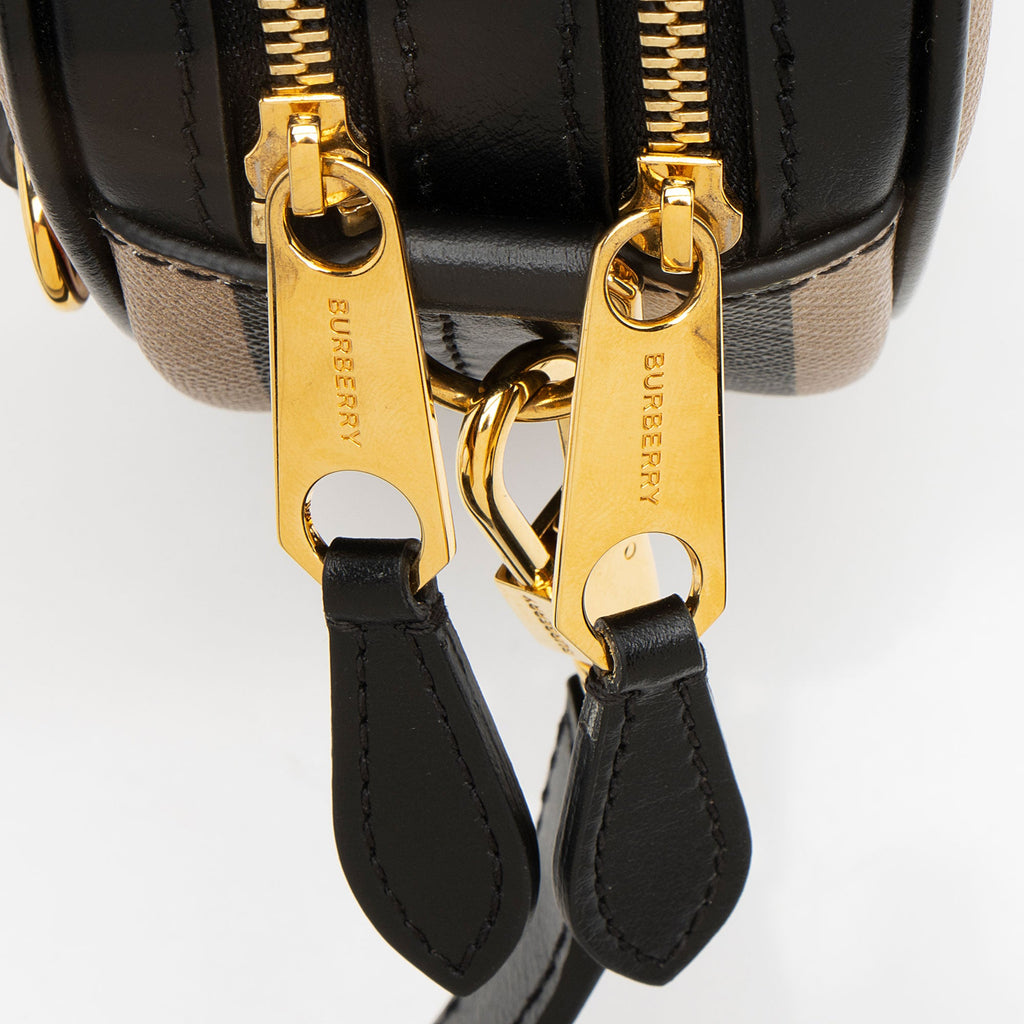 Burberry E-Canvas Icon Stripe Louise Mini Crossbody