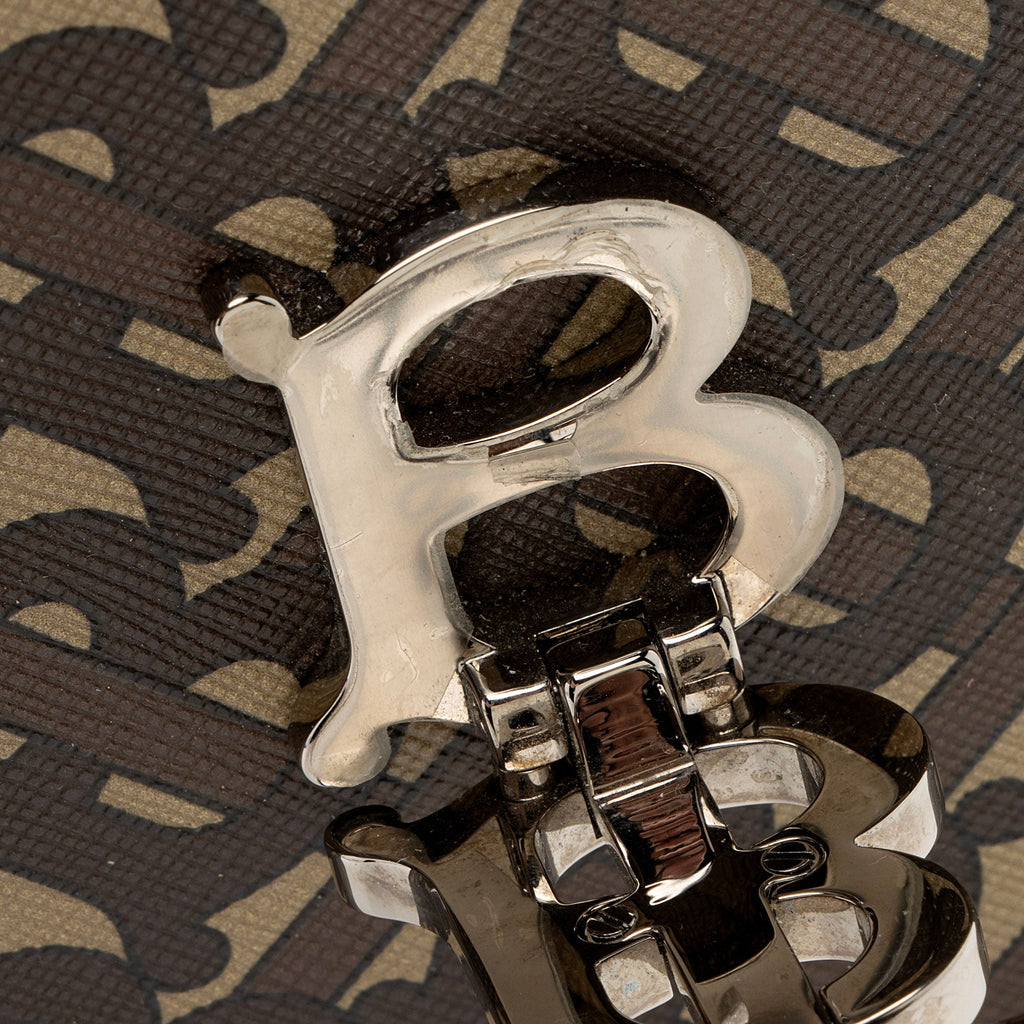 Burberry E-Canvas TB Monogram Robin Mini Messenger