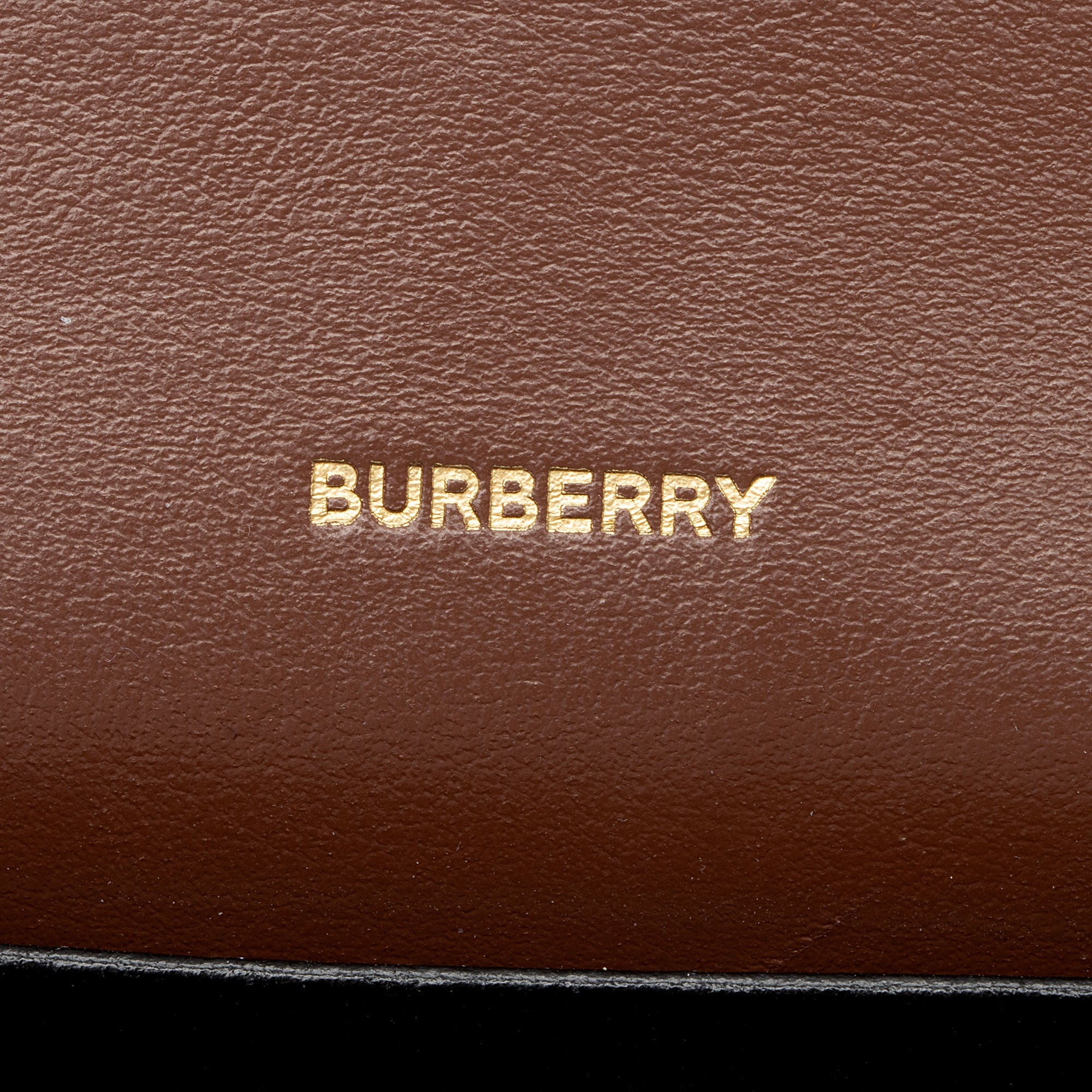 Burberry E-Canvas TB Monogram Stripe Robin Mini Messenger (SHF-dLA5PE)