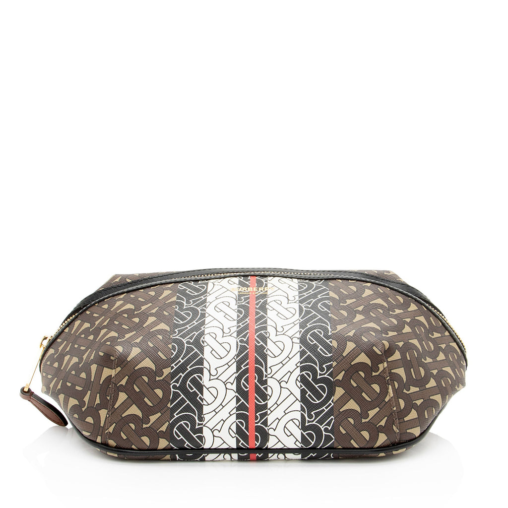 Burberry E-Canvas TB Monogram Stripe Sonny Bum Bag