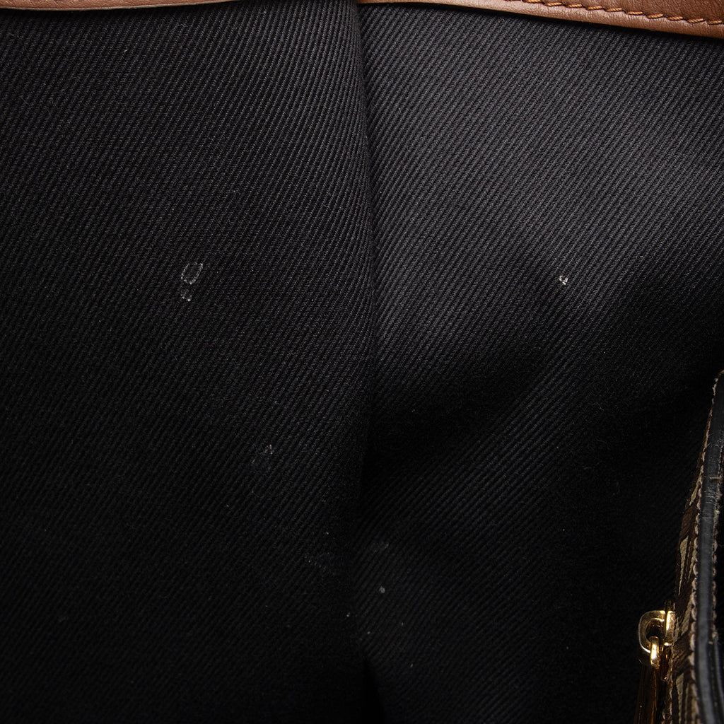 Burberry E-Canvas TB Monogram Studded Book Tote