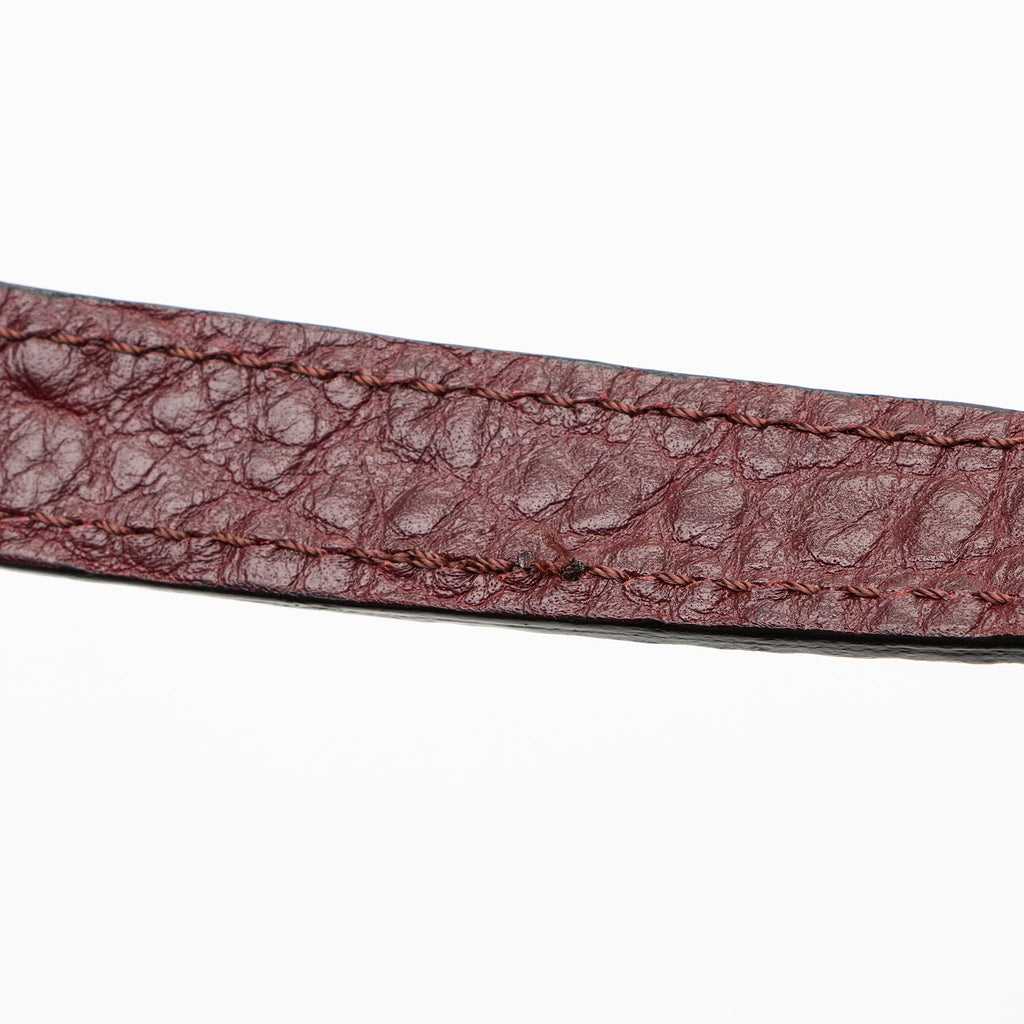 Burberry Embossed Leather Check Canterbury Small Tote