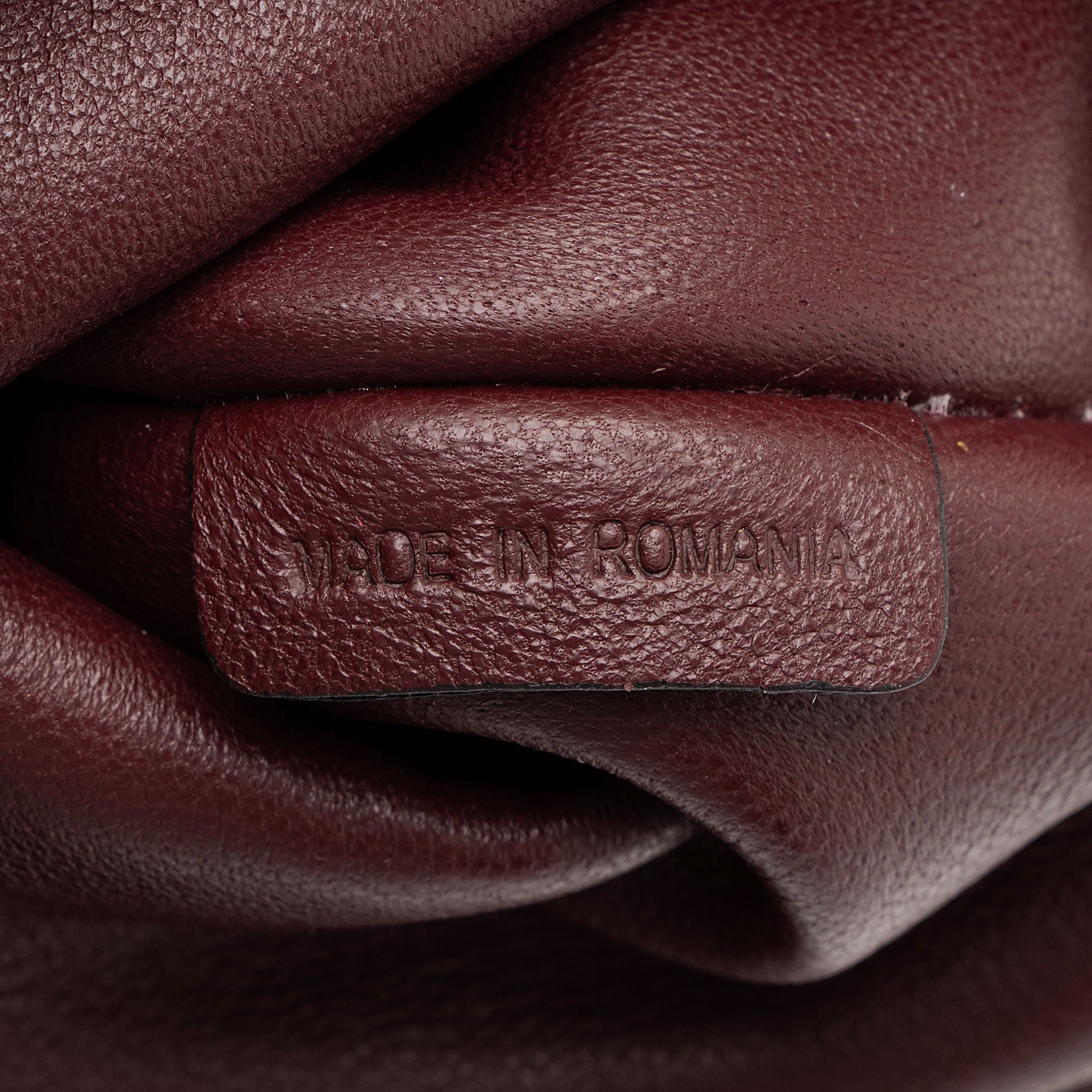 Burberry Embossed Leather Check Canterbury Small Tote