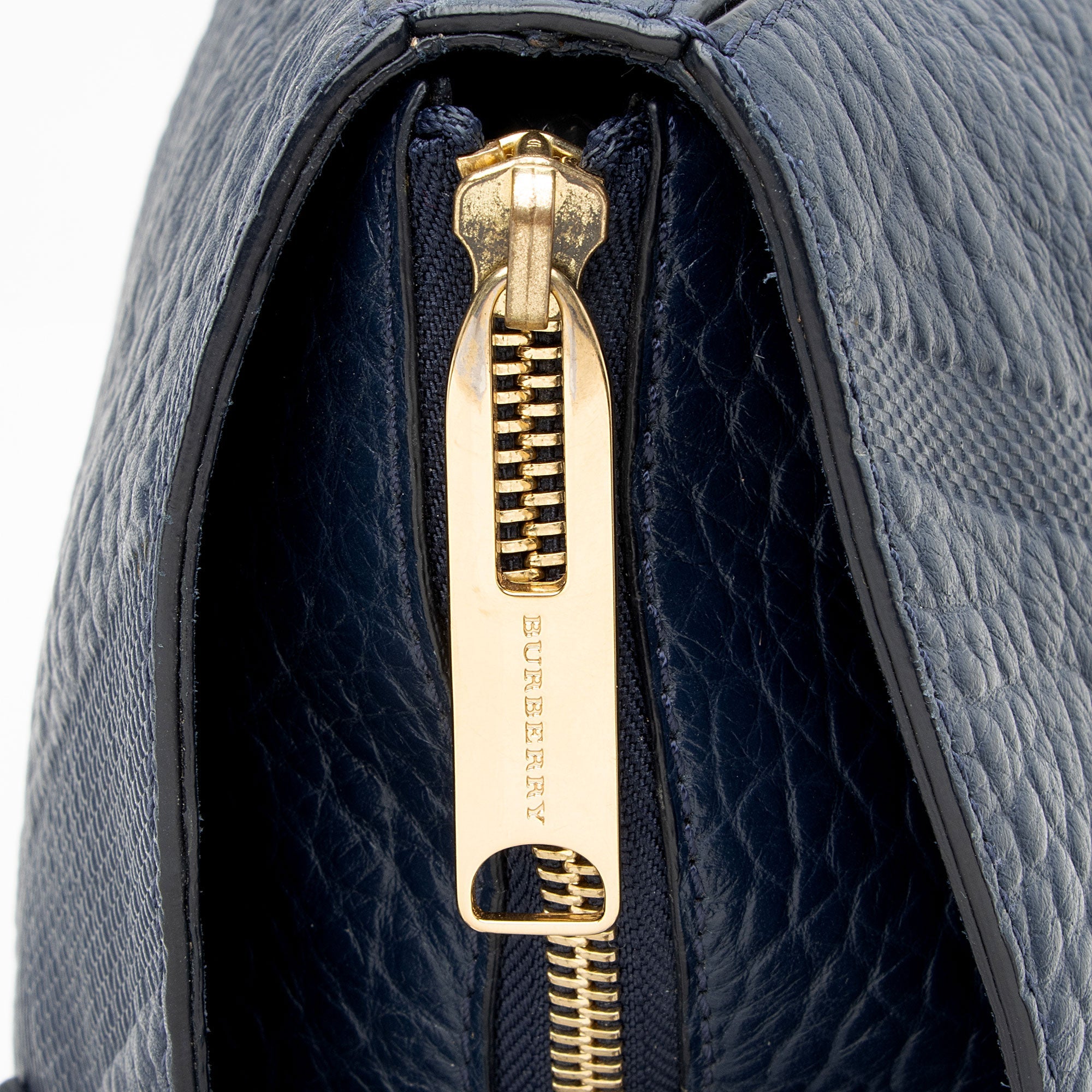 Burberry Embossed Leather Check Dewsbury Tote