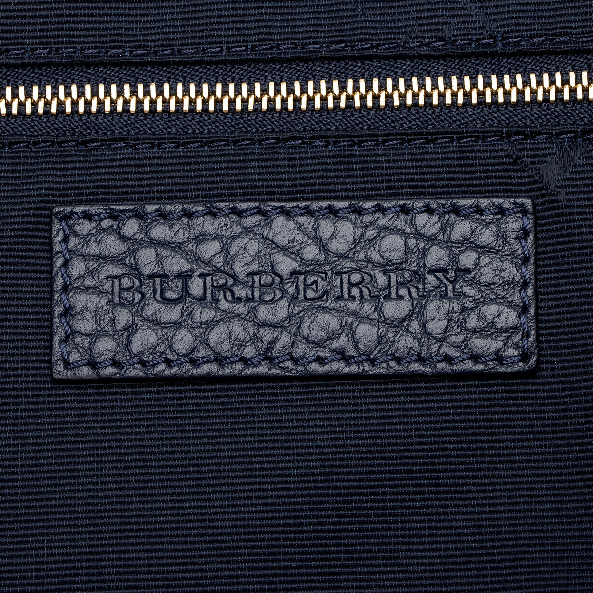 Burberry Embossed Leather Check Dewsbury Tote